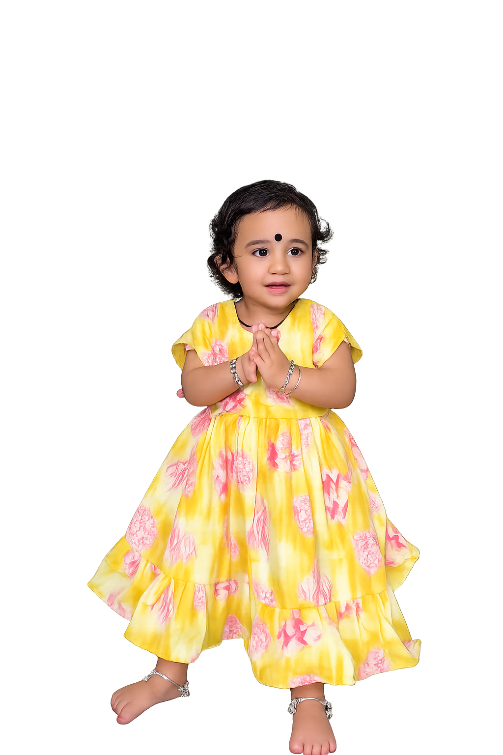 Premium quality pure cotton baby frock 6 to 10 yrs