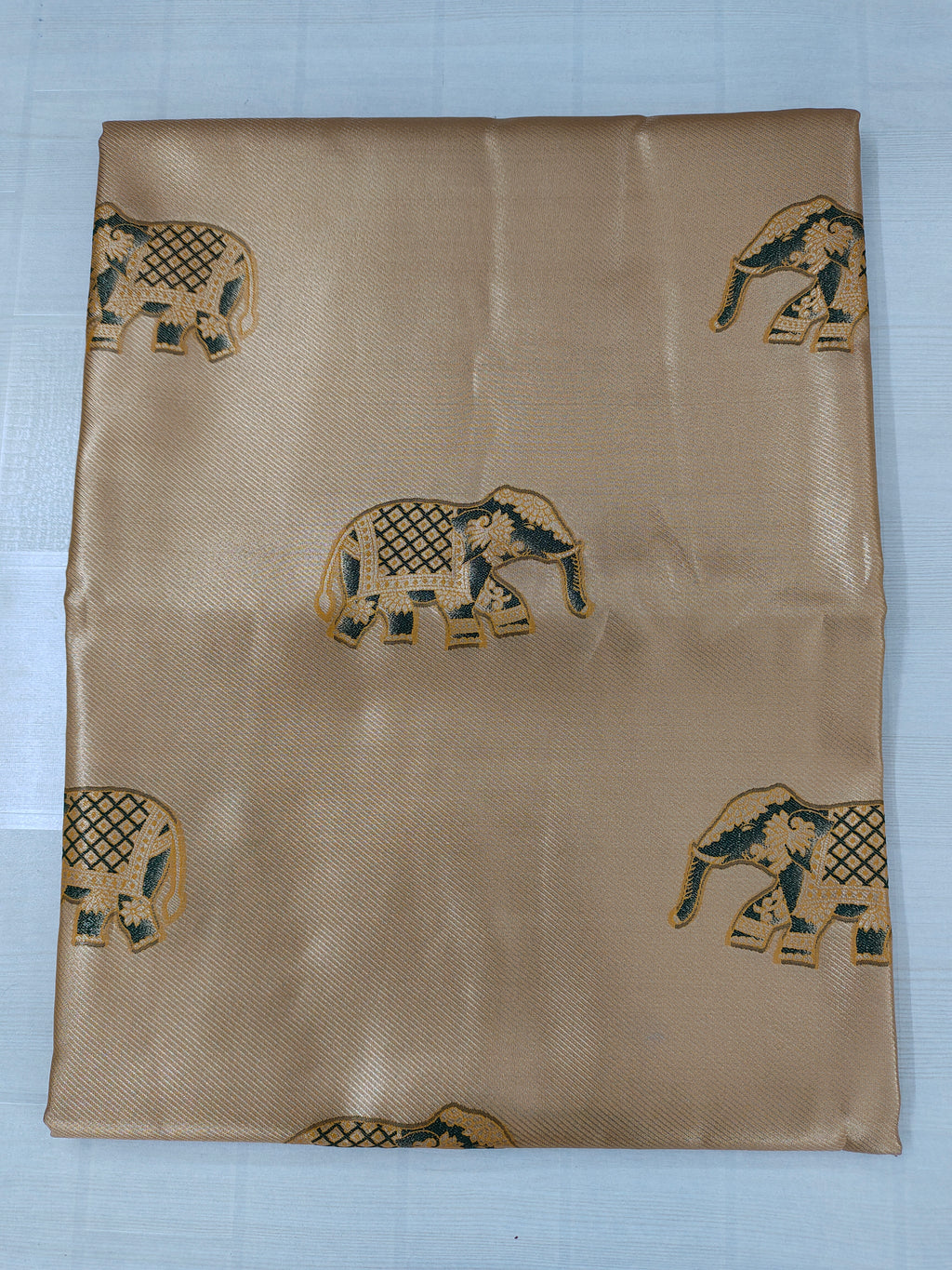 Elephant pattu saree