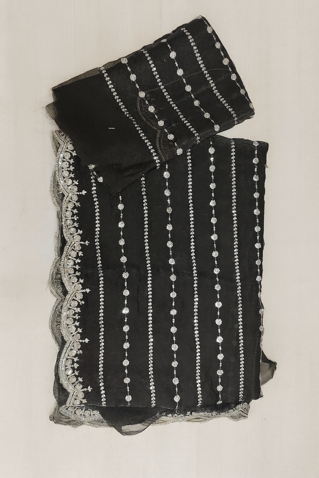 Trending space silk saree