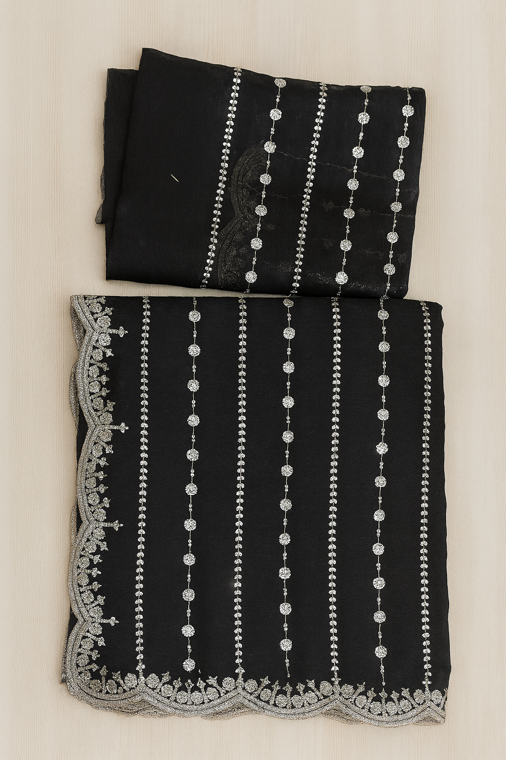 Trending space silk saree