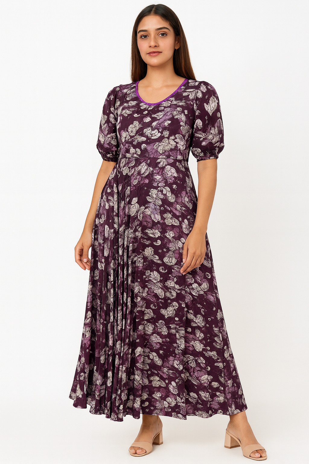 Beautiful Wine colour dress