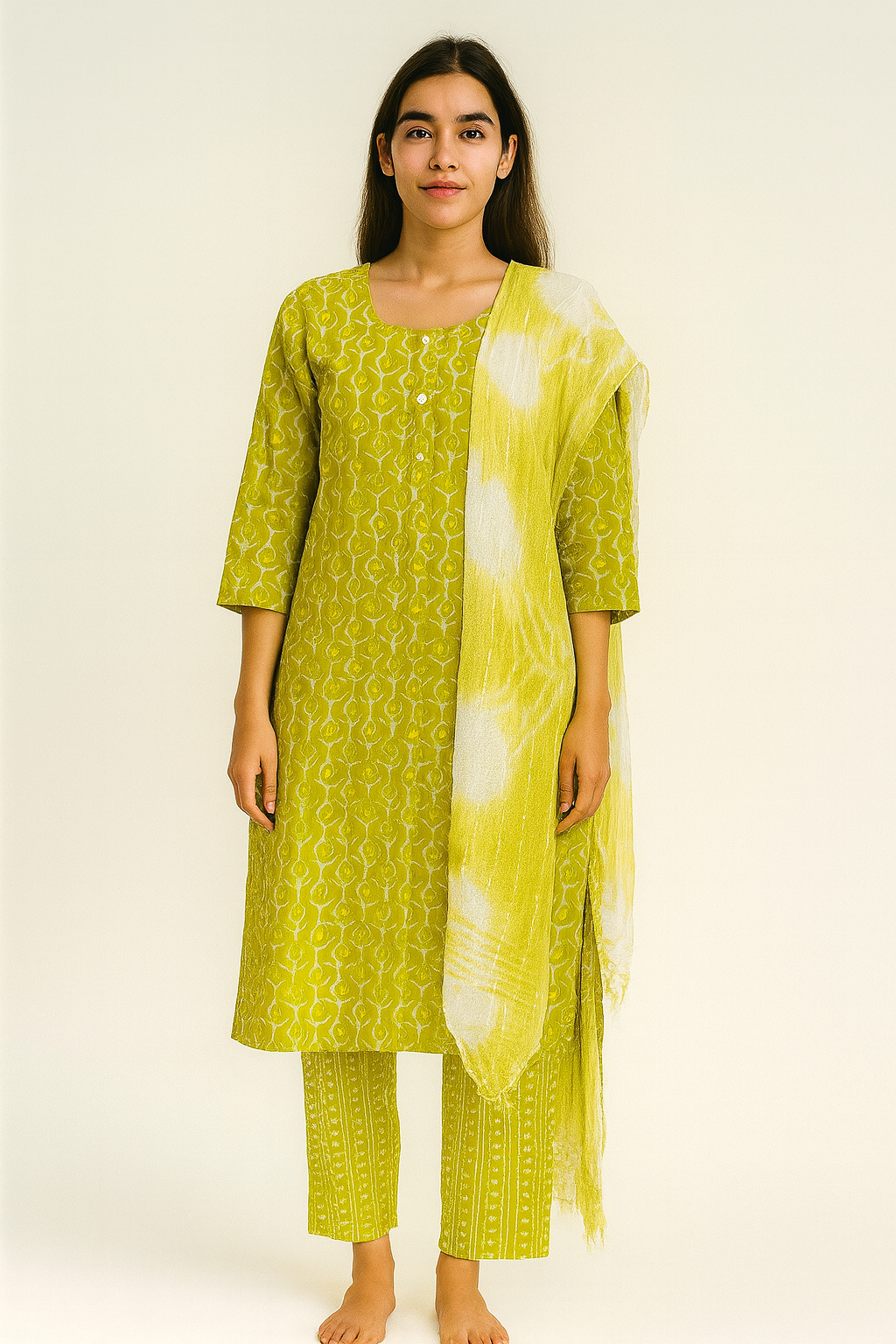 Beautiful Lime Green suit set
