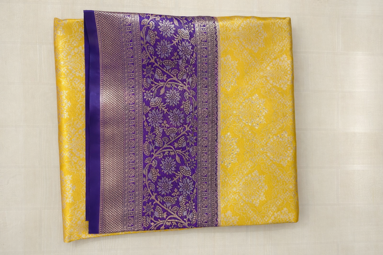 Pastel pattu saree