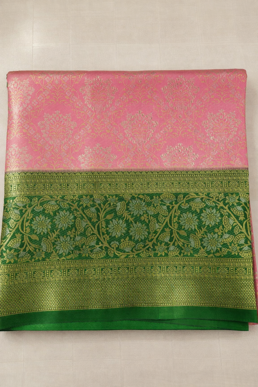 Pastel pattu saree