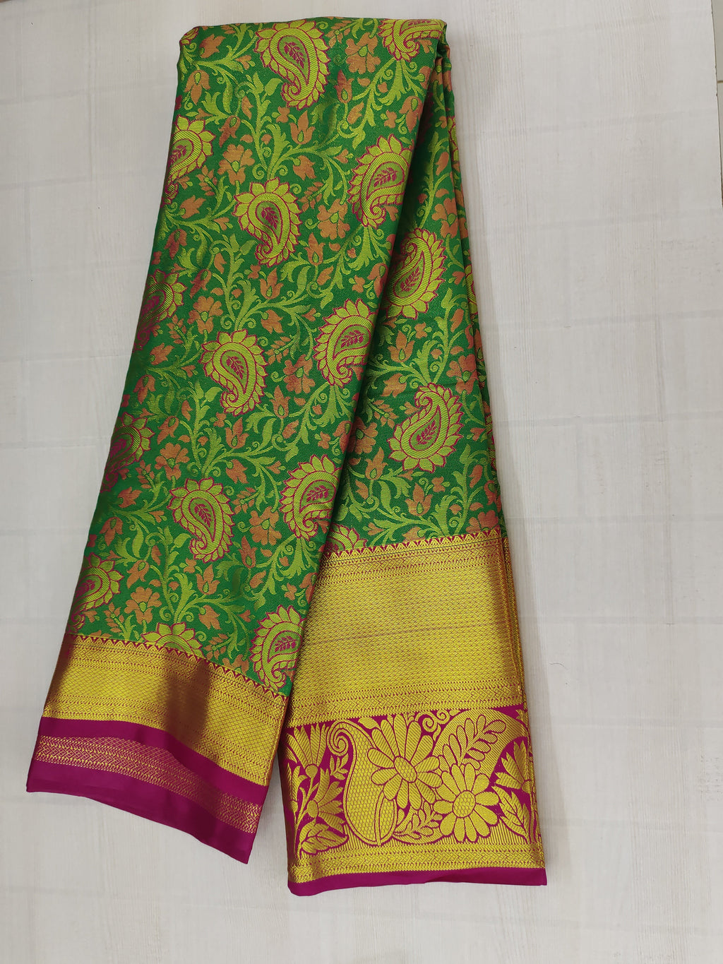 Heavy Work Blouse Pattu Saree