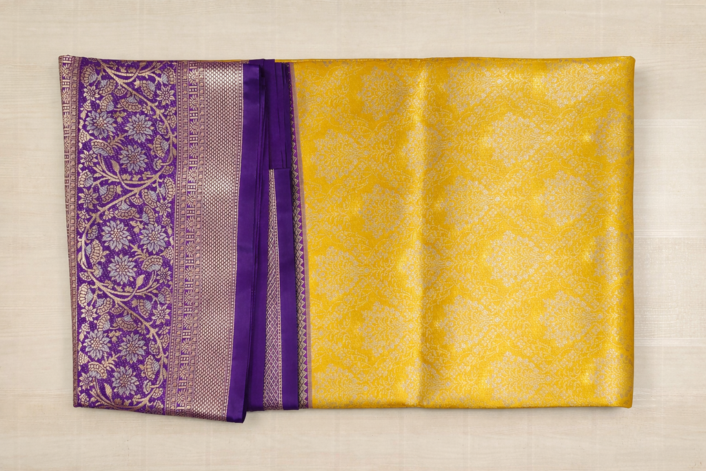 Pastel pattu saree